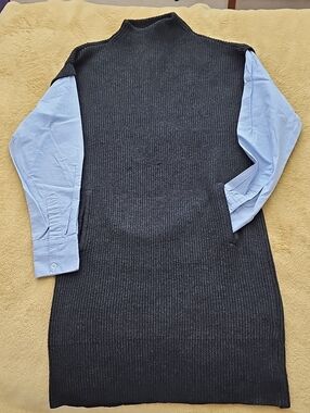 RDI Black Ribbed Knit Dress
